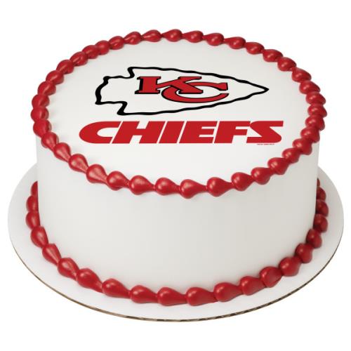 Kansas City Chiefs Round Cake 4489 