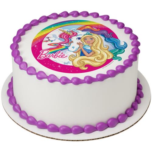 Barbie Dreamtopia Round Cake 21942