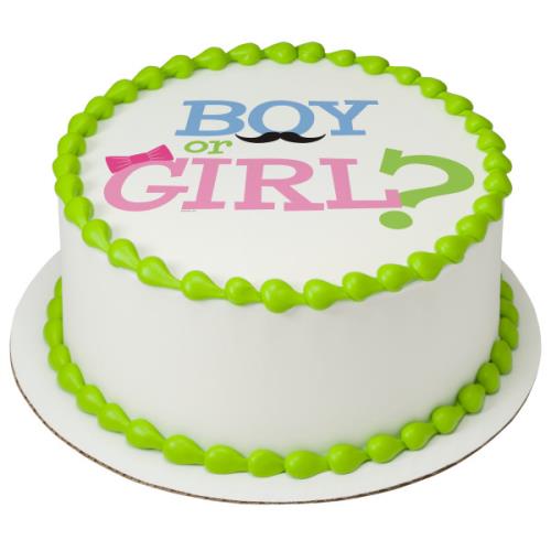 Boy or Girl Round Cake 455